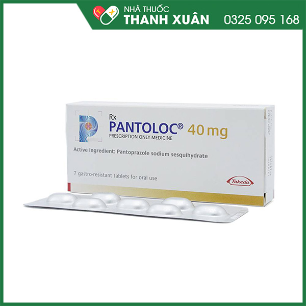 Thuốc Pantoloc 40mg điều trị loét dạ dày